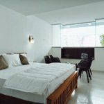 Indoor pool inside bedroom Ambadis Villas