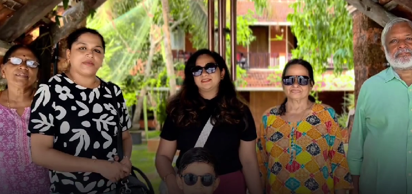 SOUMYA WARRIER AND FAMILY