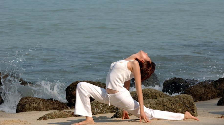 yoga beach